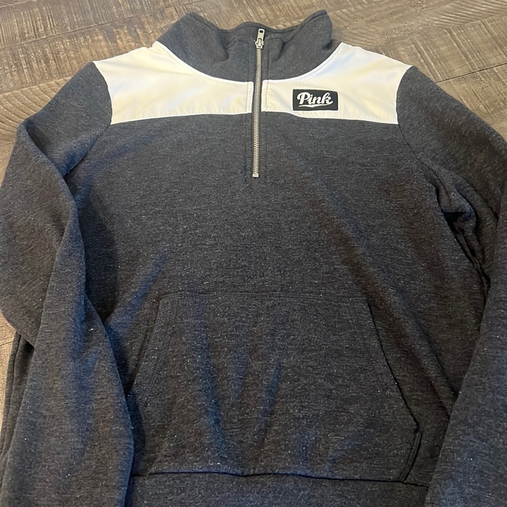 PINK QUARTER ZIP PULLOVER!! Size Med. EXCELLENT CONDITION!!